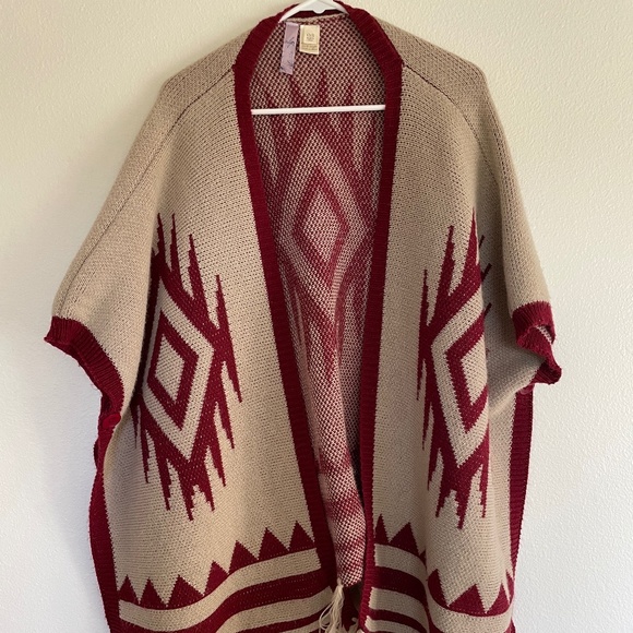 Alya Jackets & Blazers - Alya Aztec Poncho
